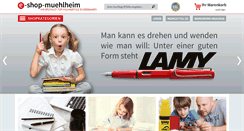 Desktop Screenshot of e-shop-muehlheim.de